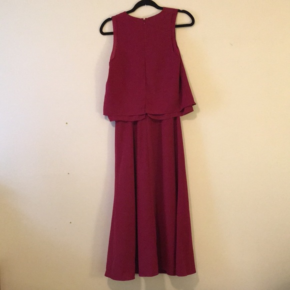 NWT Reiss viola dress berry red - Picture 10 of 11